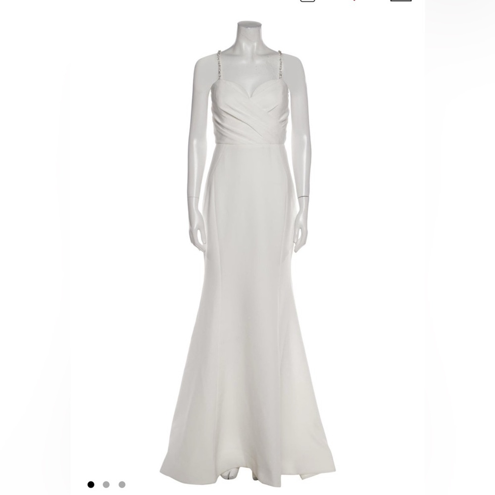 Elegant White Evening Gown or wedding dress